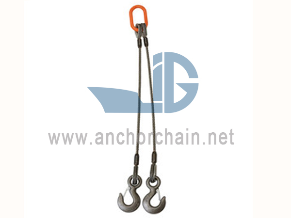 Qoşa Ayaqlı Birləşdirilmiş Tel İp Sling