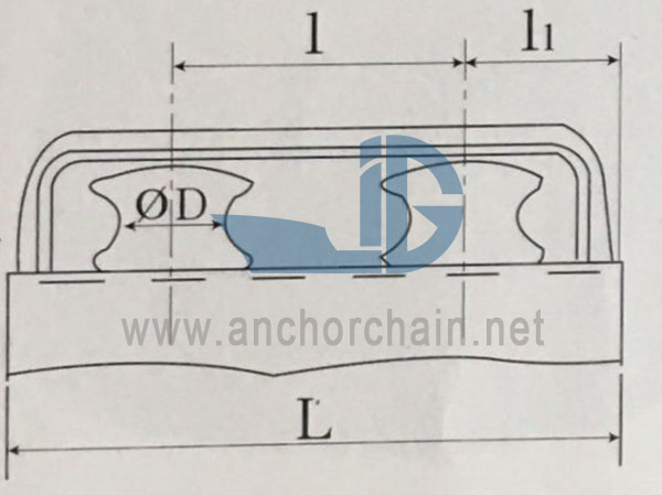 JIS F2014-1987 İkiqat Fairlead Roller