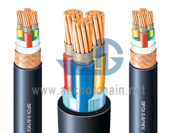 SFOI Yanğına davamlı gəmi elektrik kabeli 0.61KV